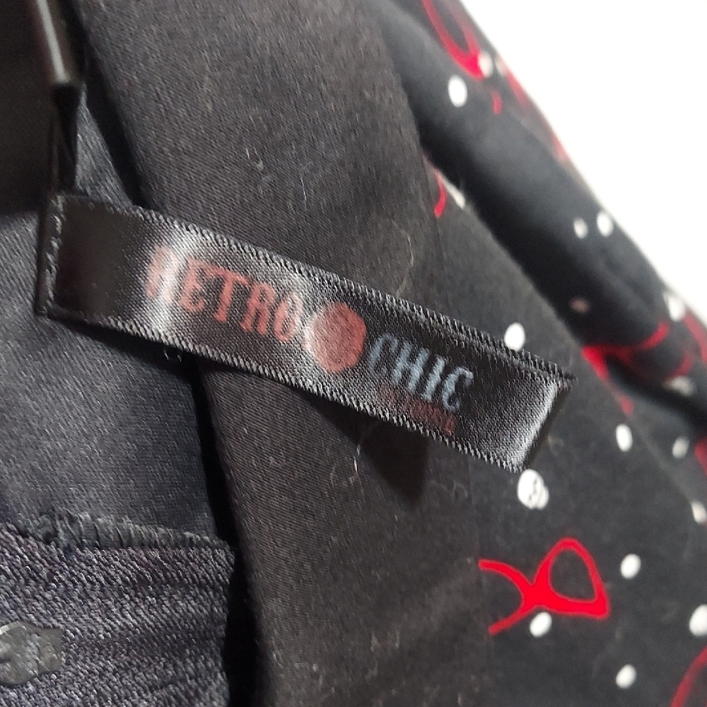 Torrid Retro Chic 50's Rockabilly Black and Red Midi Dress - Picture 4 of 8
